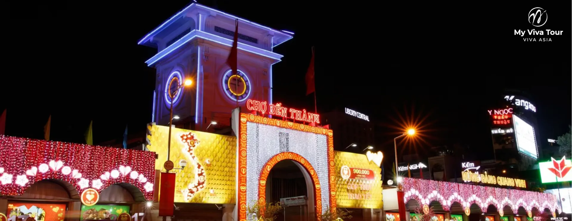 Ben Thanh Market Saigon — V7 Overlook Vietnam Family Tour
