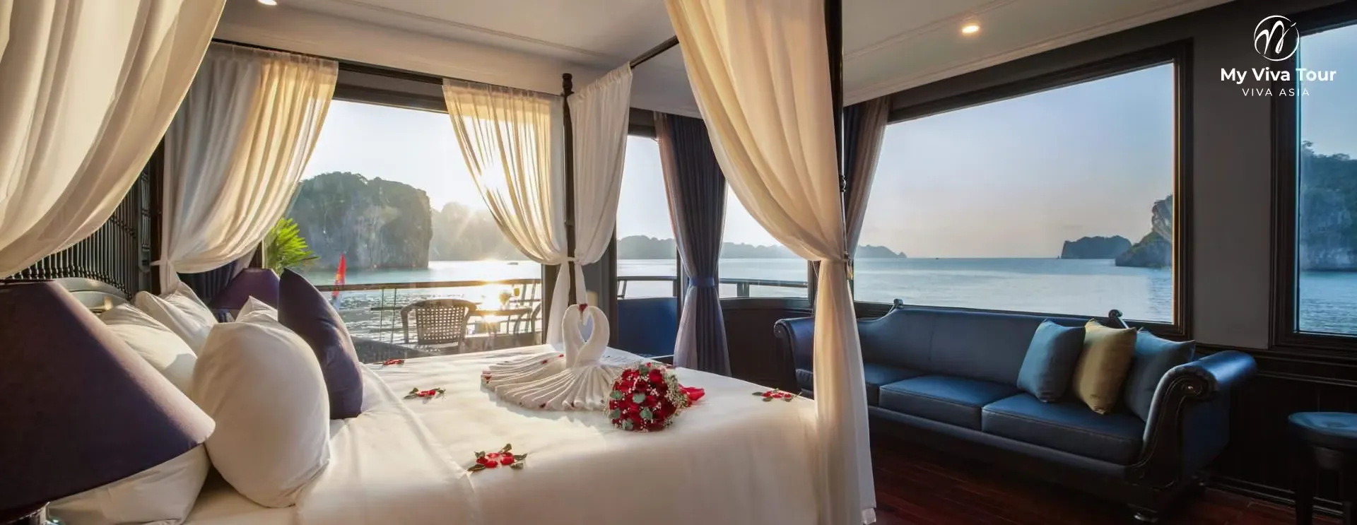 Romantic honeymoon suite — VHM10 Vietnam Honeymoon Trip