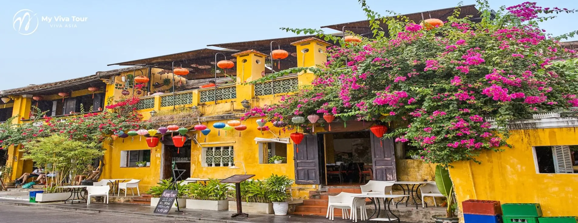 Hoi An Ancient Town heritage houses with lanterns — Luxury & Unique Vietnam (VLU10)